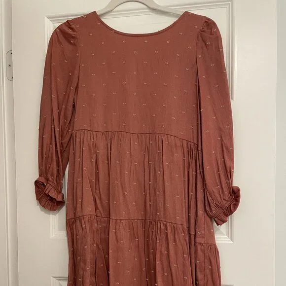 white christmas dresses Me Again Mini Dress - Burnt Orange main image 0